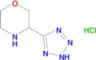 3-(1H-tetrazol-5-yl)morpholine hydrochloride