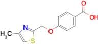 4-[(4-methyl-1,3-thiazol-2-yl)methoxy]benzoic acid