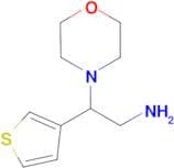 [2-morpholin-4-yl-2-(3-thienyl)ethyl]amine