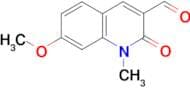 7-methoxy-1-methyl-2-oxo-1,2-dihydroquinoline-3-carbaldehyde