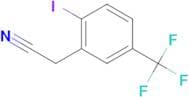 2-IODO-5-(TRIFLUOROMETHYL)PHENYLACETONITRILE