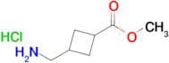 METHYL 3-(AMINOMETHYL)CYCLOBUTANECARBOXYLATE HCL