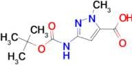 3-((TERT-BUTOXYCARBONYL)AMINO)-1-METHYL-1H-PYRAZOLE-5-CARBOXYLIC ACID