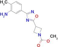 METHYL 3-(3-(3-AMINO-4-METHYLPHENYL)-1,2,4-OXADIAZOL-5-YL)AZETIDINE-1-CARBOXYLATE