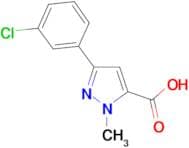 3-(3-chlorophenyl)-1-methyl-1H-pyrazole-5-carboxylic acid