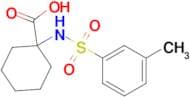 1-((3-methylphenyl)sulfonamido)cyclohexane-1-carboxylic acid