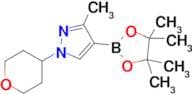 3-METHYL-1-(TETRAHYDRO-2H-PYRAN-4-YL)-4-(4,4,5,5-TETRAMETHYL-1,3,2-DIOXABOROLAN-2-YL)-1H-PYRAZOLE