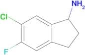 6-CHLORO-5-FLUORO-2,3-DIHYDRO-1H-INDEN-1-AMINE