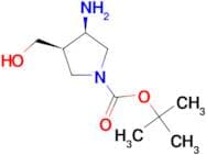 Tert-butyl (3R,4R)-3-amino-4-(hydroxymethyl)pyrrolidine-1-carboxylate