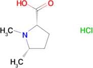 (2S,5S)-1,5-dimethylpyrrolidine-2-carboxylic acid hydrochloride