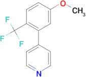 4-(5-Methoxy-2-trifluoromethyl-phenyl)-pyridine