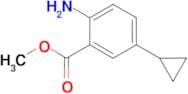 2-Amino-5-cyclopropyl-benzoic acid methyl ester