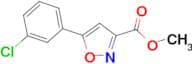 5-(3-Chloro-phenyl)-isoxazole-3-carboxylic acid methyl ester