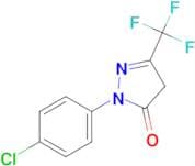 1-(4-chlorophenyl)-3-(trifluoromethyl)-4,5-dihydro-1H-pyrazol-5-one