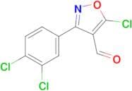 5-chloro-3-(3,4-dichlorophenyl)-1,2-oxazole-4-carbaldehyde