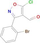 3-(2-bromophenyl)-5-chloro-1,2-oxazole-4-carbaldehyde