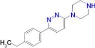 3-(4-ethylphenyl)-6-(piperazin-1-yl)pyridazine