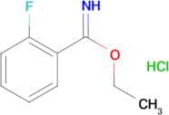 Ethyl 2-fluorobenzene-1-carboximidate hydrochloride