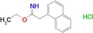 Ethyl 2-(naphthalen-1-yl)ethanecarboximidate hydrochloride