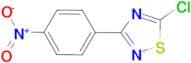 5-chloro-3-(4-nitrophenyl)-1,2,4-thiadiazole