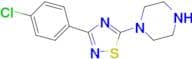 1-[3-(4-chlorophenyl)-1,2,4-thiadiazol-5-yl]piperazine