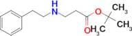Tert-butyl 3-[(2-phenylethyl)amino]propanoate