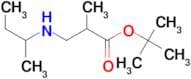 Tert-butyl 3-[(butan-2-yl)amino]-2-methylpropanoate