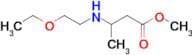 Methyl 3-[(2-ethoxyethyl)amino]butanoate