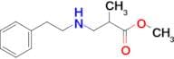 Methyl 2-methyl-3-[(2-phenylethyl)amino]propanoate