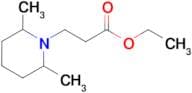 Ethyl 3-(2,6-dimethylpiperidin-1-yl)propanoate