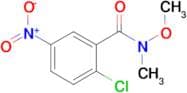 2-chloro-N-methoxy-N-methyl-5-nitrobenzamide