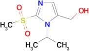 [2-methanesulfonyl-1-(propan-2-yl)-1H-imidazol-5-yl]methanol