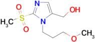 [2-methanesulfonyl-1-(3-methoxypropyl)-1H-imidazol-5-yl]methanol