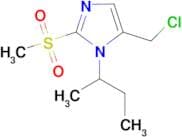 1-(butan-2-yl)-5-(chloromethyl)-2-methanesulfonyl-1H-imidazole