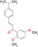 (2E)-1-(2,5-dimethoxyphenyl)-3-[4-(propan-2-yl)phenyl]prop-2-en-1-one