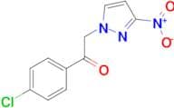 1-(4-chlorophenyl)-2-(3-nitro-1H-pyrazol-1-yl)ethan-1-one