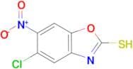 5-chloro-6-nitro-1,3-benzoxazole-2-thiol
