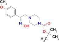 Tert-butyl 4-[(2Z)-2-(hydroxyimino)-2-(4-methoxyphenyl)ethyl]piperazine-1-carboxylate