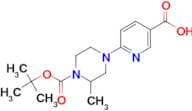 6-{4-[(tert-butoxy)carbonyl]-3-methylpiperazin-1-yl}pyridine-3-carboxylic acid