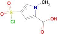 4-(CHLOROSULFONYL)-1-METHYL-1H-PYRROLE-2-CARBOXYLIC ACID