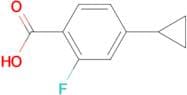 4-CYCLOPROPYL-2-FLUOROBENZOIC ACID