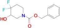 BENZYL 4,4-DIFLUORO-3-HYDROXYPIPERIDINE-1-CARBOXYLATE