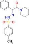 (E)-4-METHYL-N'-(2-OXO-1-PHENYL-2-(PIPERIDIN-1-YL)ETHYLIDENE)BENZENESULFONOHYDRAZIDE