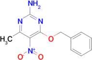 4-(BENZYLOXY)-6-METHYL-5-NITROPYRIMIDIN-2-AMINE
