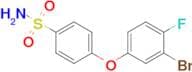 4-(3-Bromo-4-fluorophenoxy)benzenesulfonamide