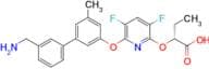 (R)-2-((6-((3'-(Aminomethyl)-5-methyl-[1,1'-biphenyl]-3-yl)oxy)-3,5-difluoropyridin-2-yl)oxy)butan…