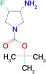 Tert-butyl (3R,4S)-3-amino-4-fluoropyrrolidine-1-carboxylate