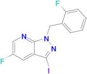 5-Fluoro-1-(2-fluorobenzyl)-3-iodo-1H-pyrazolo[3,4-b]pyridine