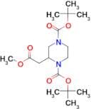Di-tert-butyl 2-(2-methoxy-2-oxoethyl)piperazine-1,4-dicarboxylate