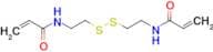 N,N'-(Disulfanediylbis(ethane-2,1-diyl))diacrylamide 98% stabilized with TBC